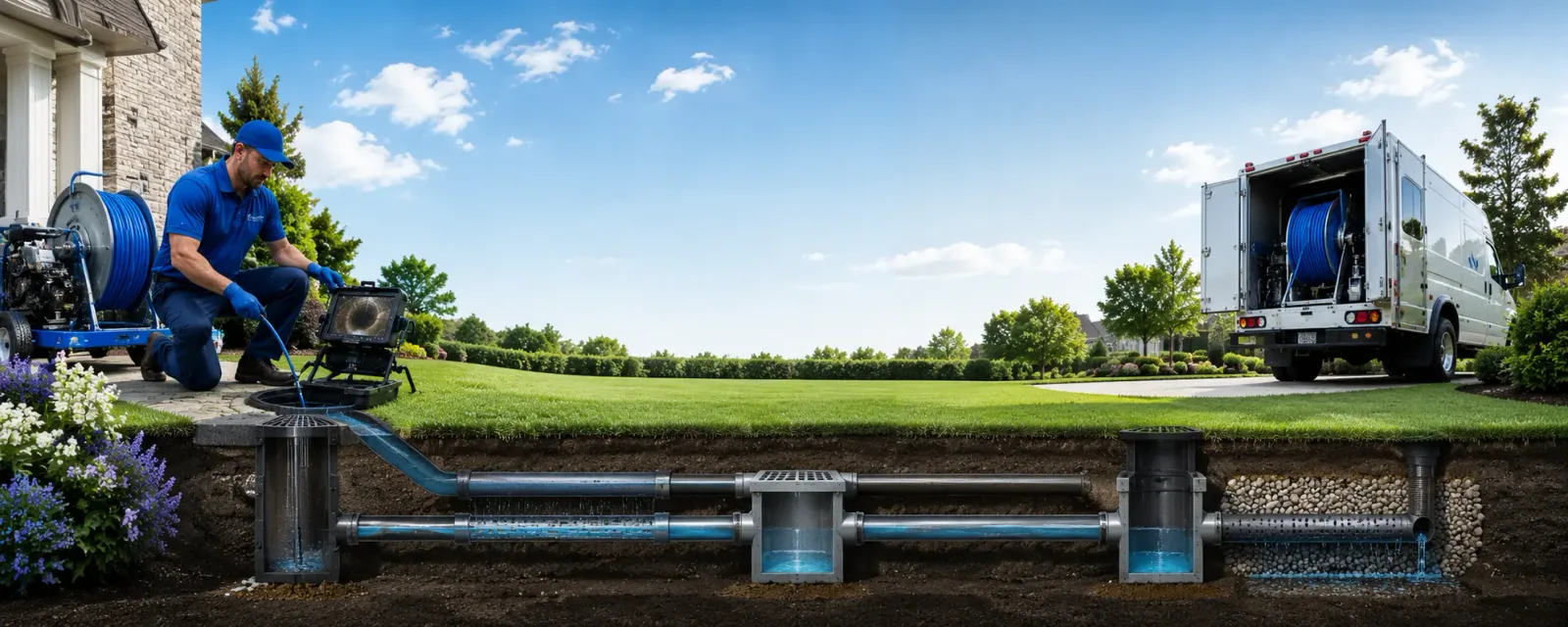 Outdoor drain cleaning information for Moncure, NC